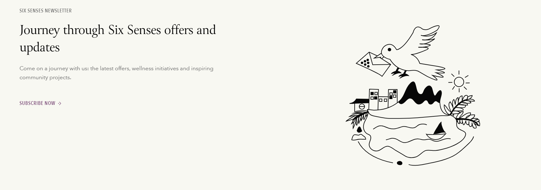 Journey through Six Senses offers and updates