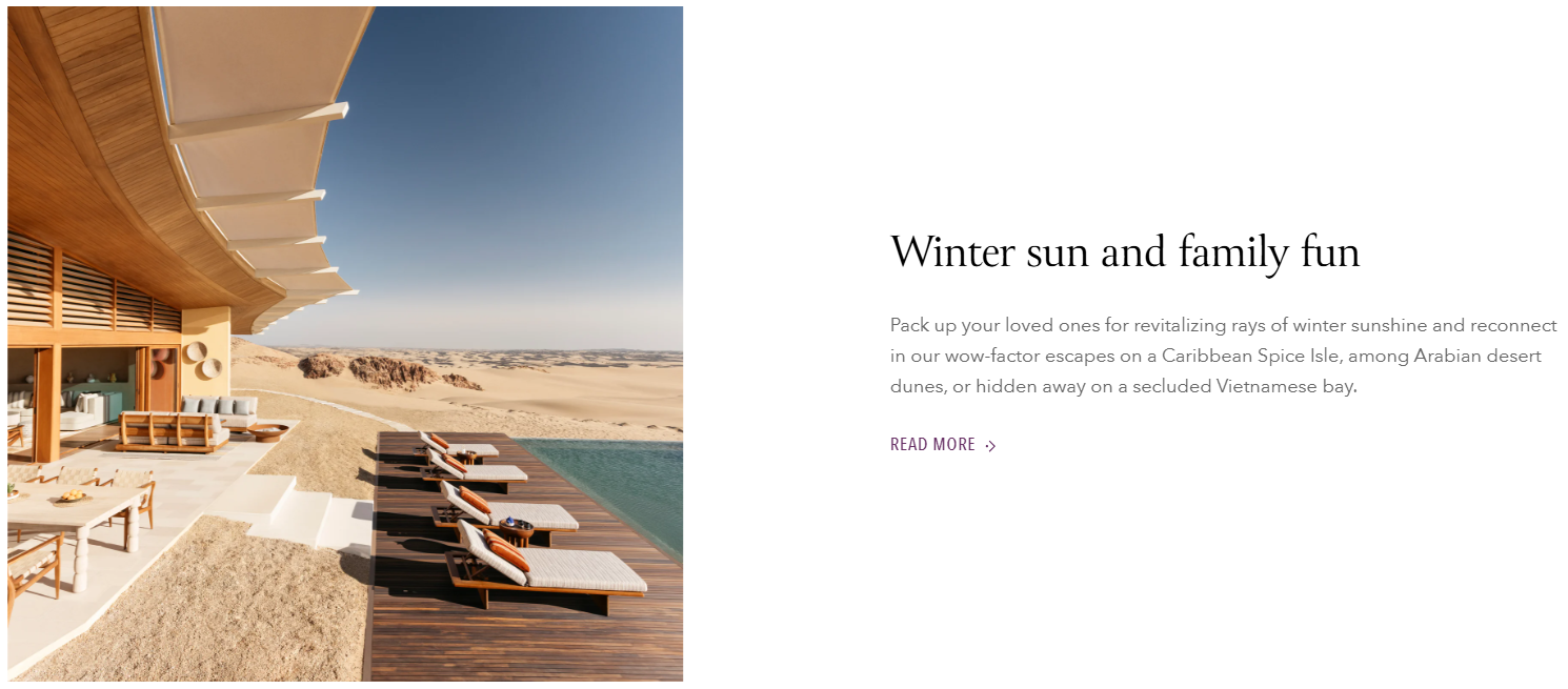 Winter sun and family fun